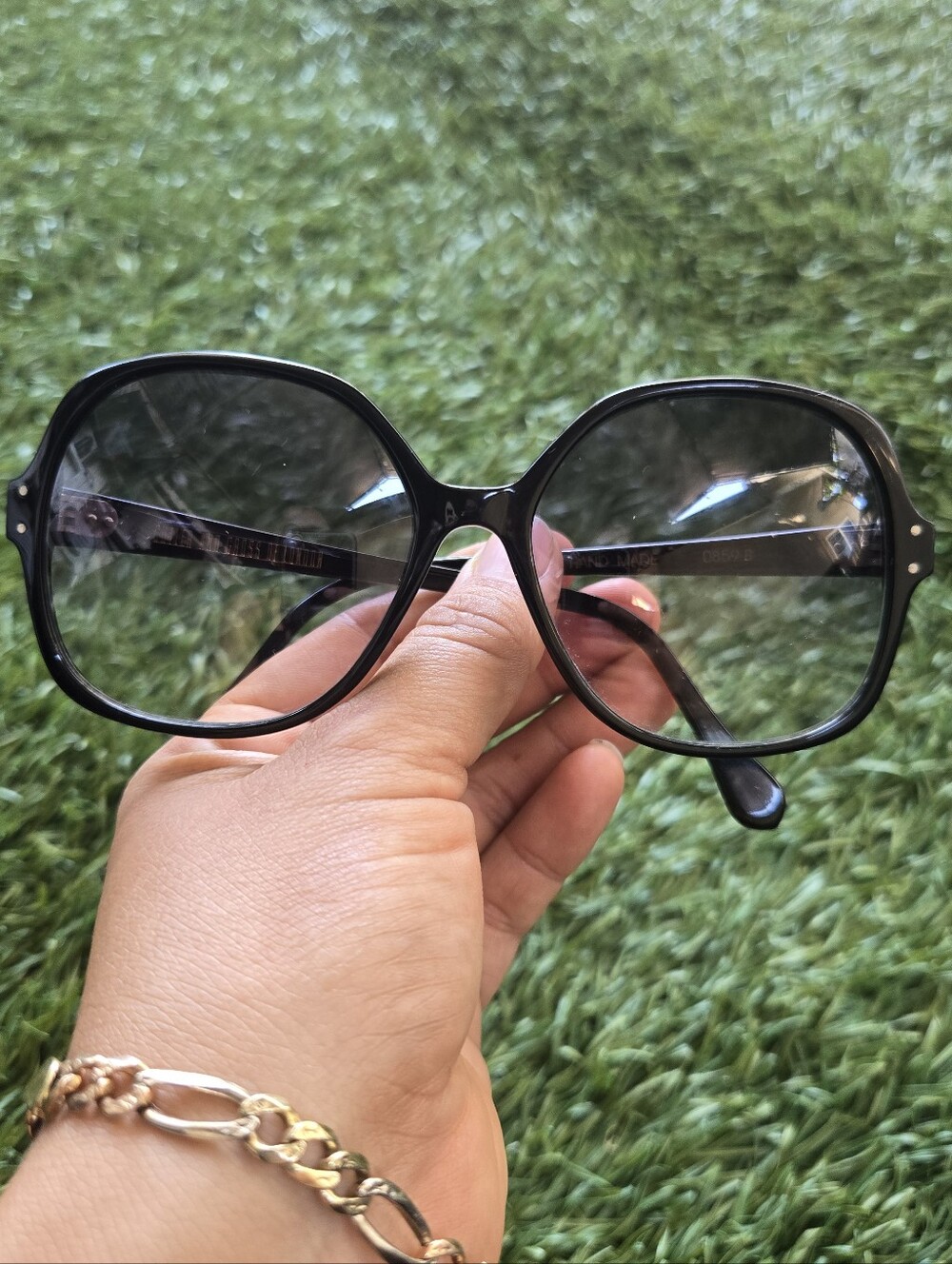 Cutler and Gross 0859 B Black Acetate Oversized Glasses Frame